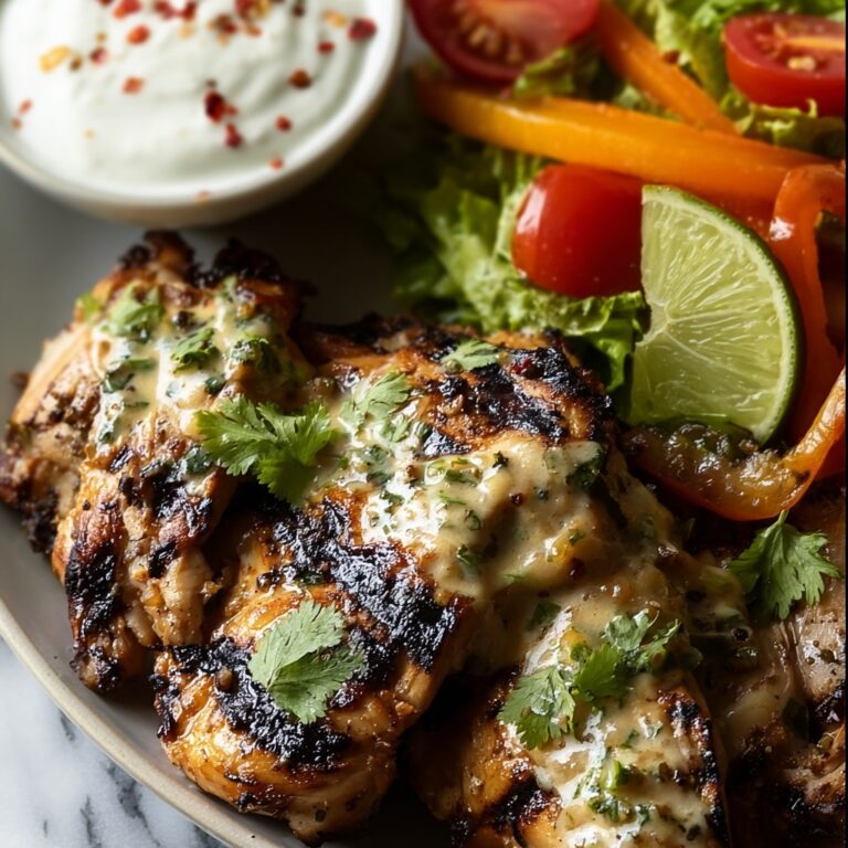 Grilled Chicken Thighs with Citrus Marinade Recipe