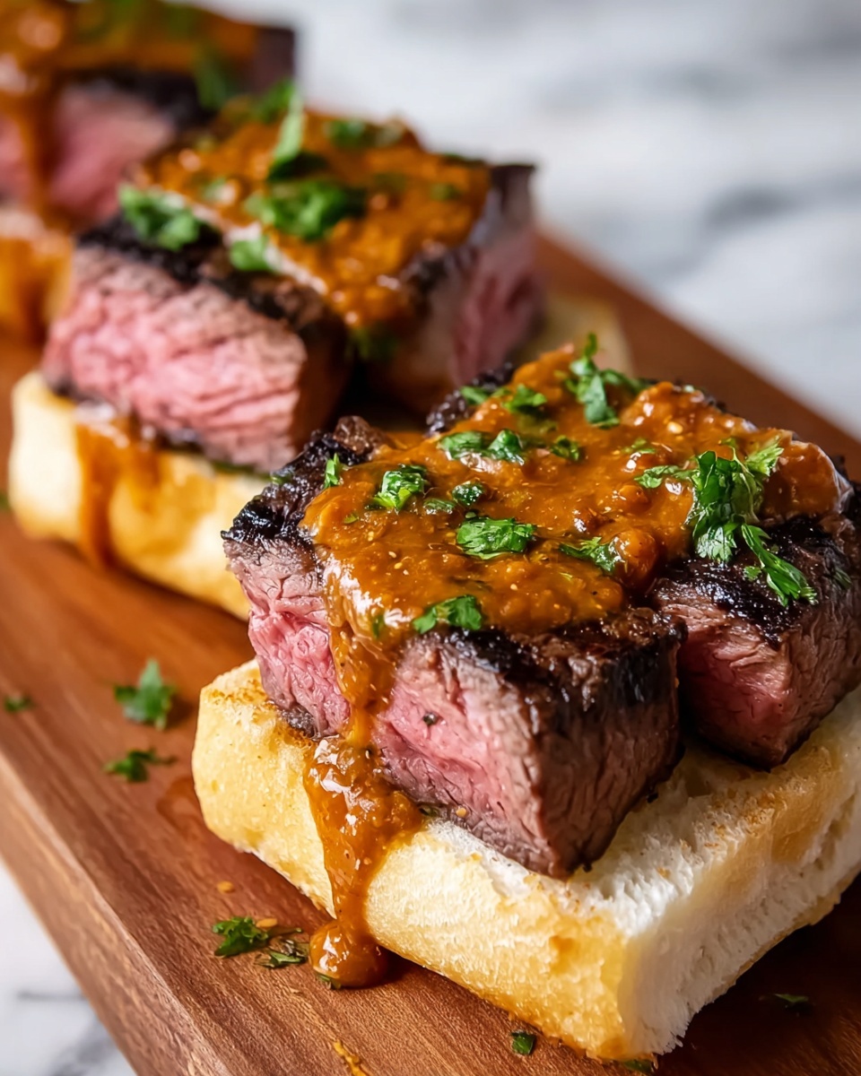 Cowboy Butter Steak Sliders Recipe - Recipe Image