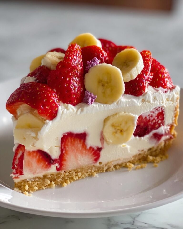 Banana-Strawberry Cheesecake Recipe