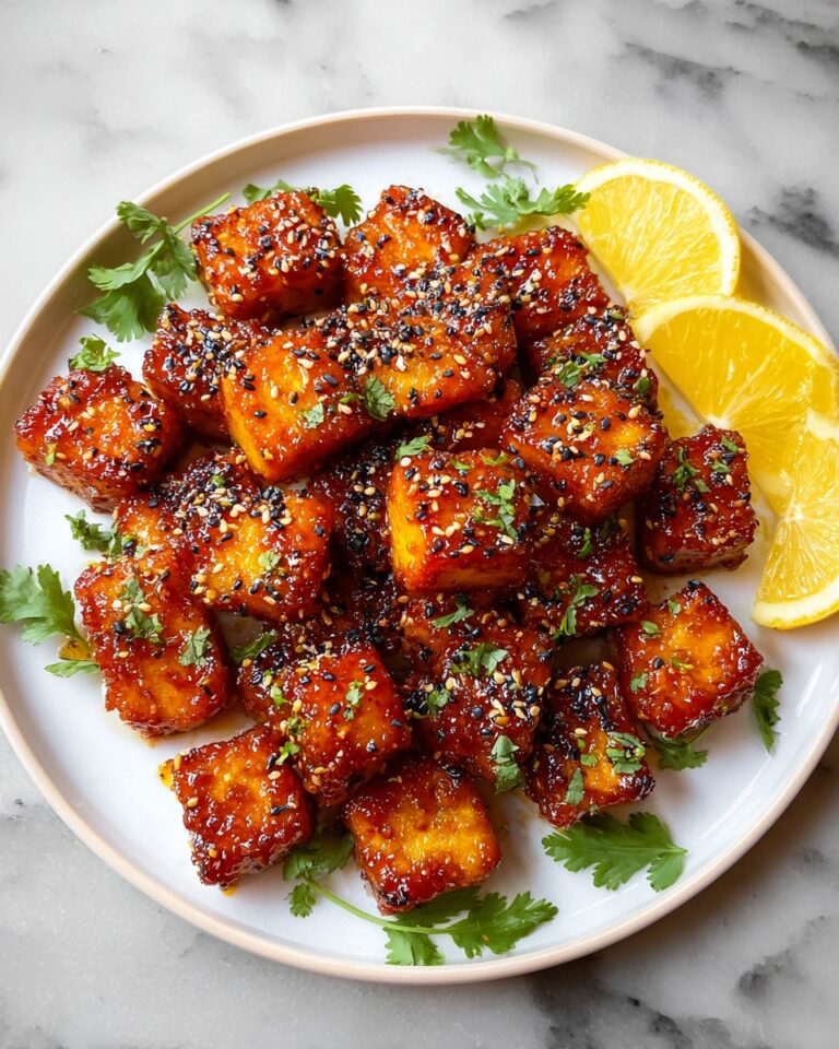 Crispy Air Fryer Honey Garlic Salmon Bites Recipe