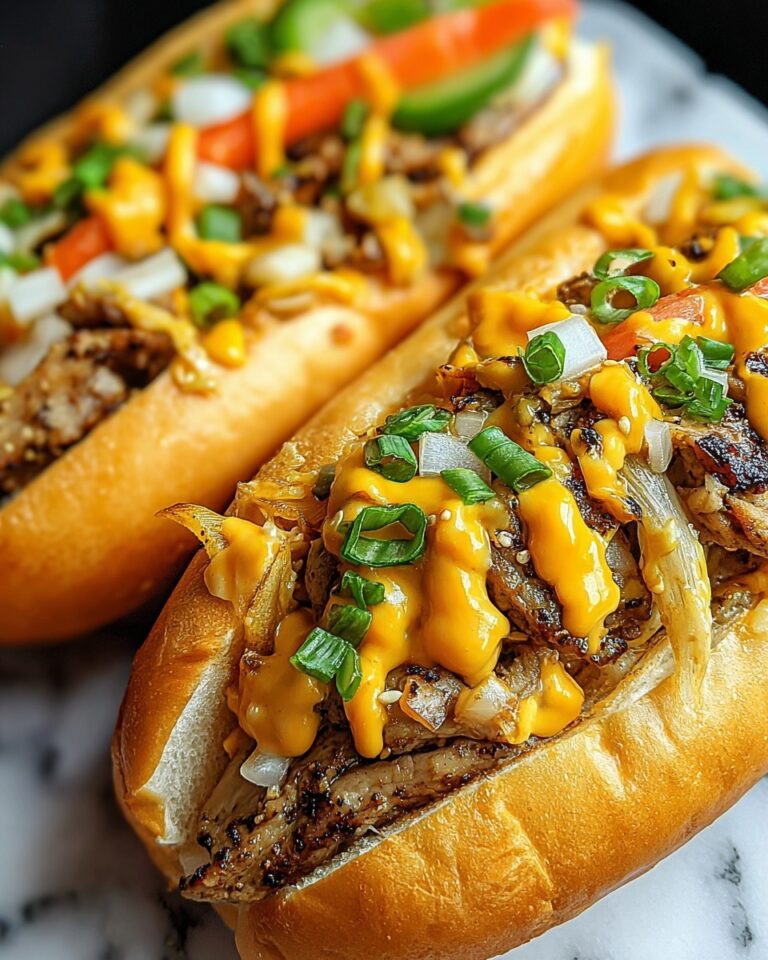 Chicken Cheese Steak Sandwiches Recipe