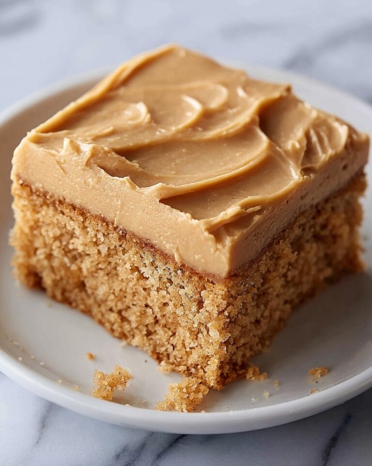Peanut Butter Cake with Creamy Peanut Butter Frosting Recipe