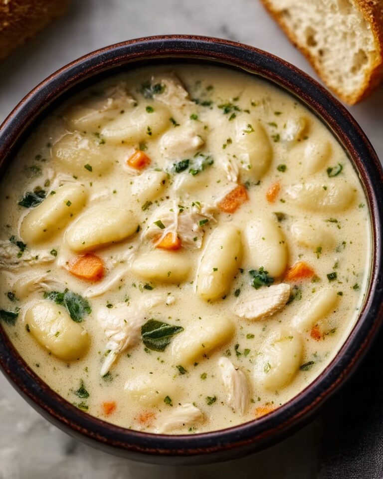 Creamy Garlic Chicken Gnocchi Soup Recipe