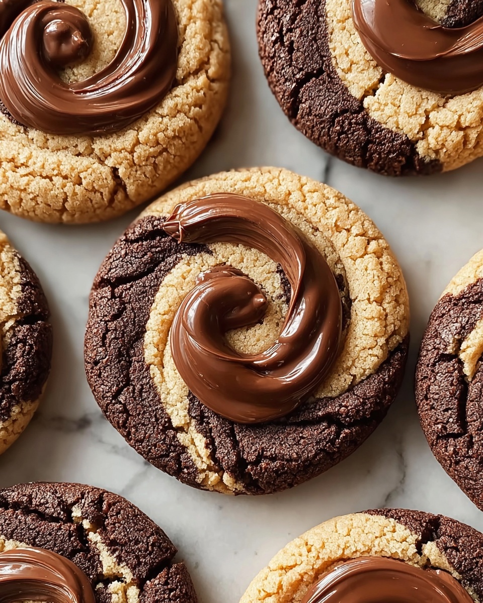 Peanut Butter Brownie Swirl Cookies Recipe - Recipe Image