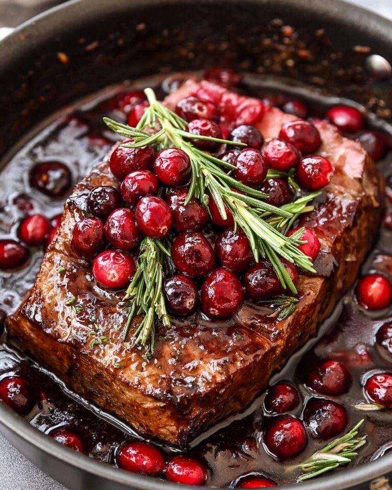Cranberry Balsamic Roast Beef Recipe