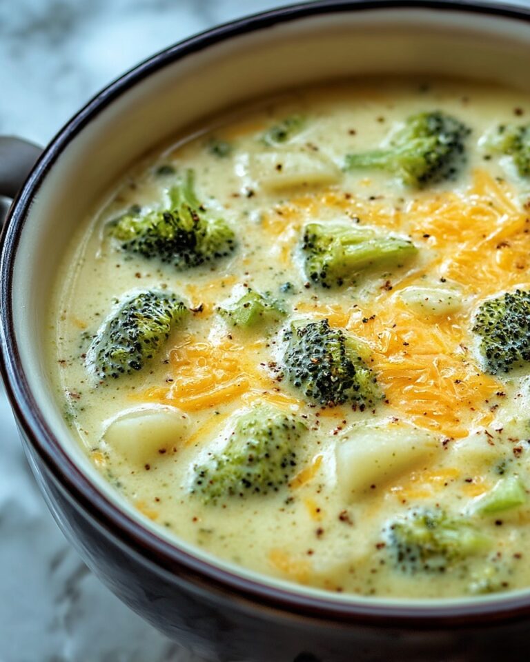 Creamy Broccoli Cheese Soup Recipe