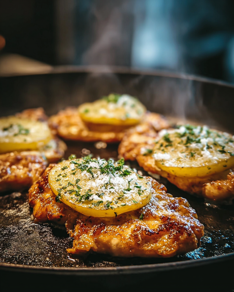 Skillet Garlic Parmesan Chicken with Crispy Potatoes Recipe