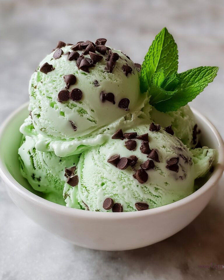 Mint Chocolate Chip Ice Cream Recipe