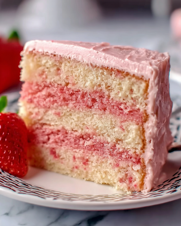 Strawberry Cake With Frosting Recipe