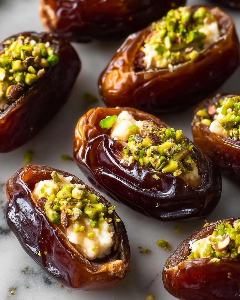 Honey Pistachio Ricotta Stuffed Dates Recipe