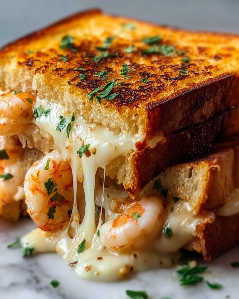 Shrimp & Cheese Grilled Sandwich Recipe