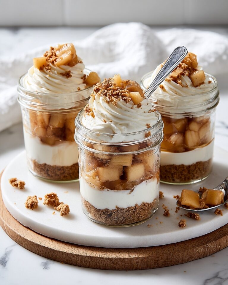 No-Bake Apple Cheesecake Jars Recipe
