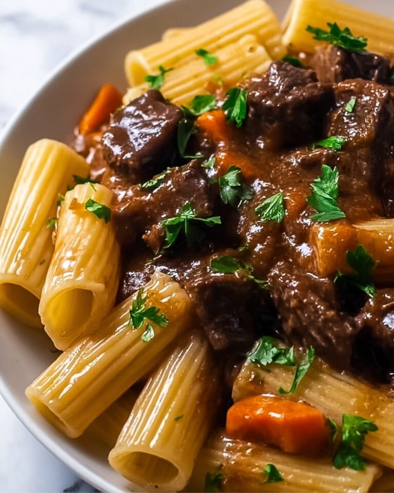 Simplified Rasta Pasta with Tender Oxtail Recipe