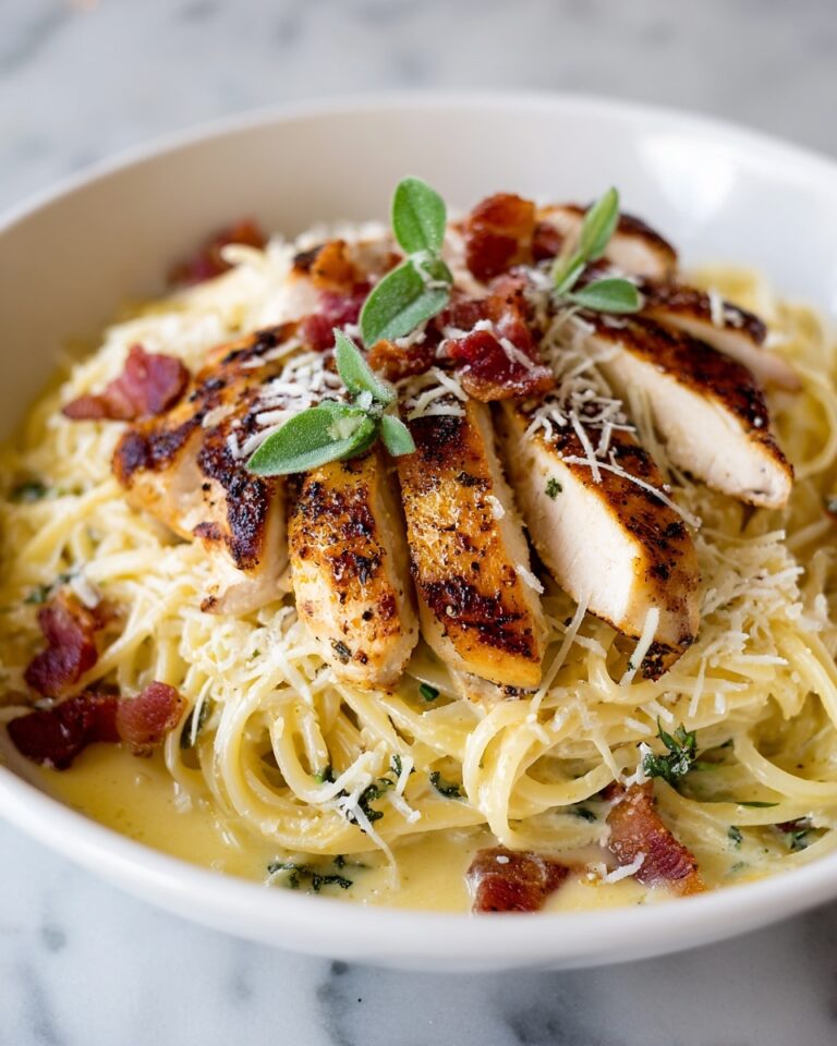 Creamy Chicken Carbonara Pasta Recipe