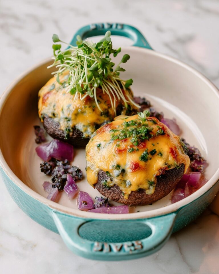 Garlic Stuffed Jacket Potatoes Recipe