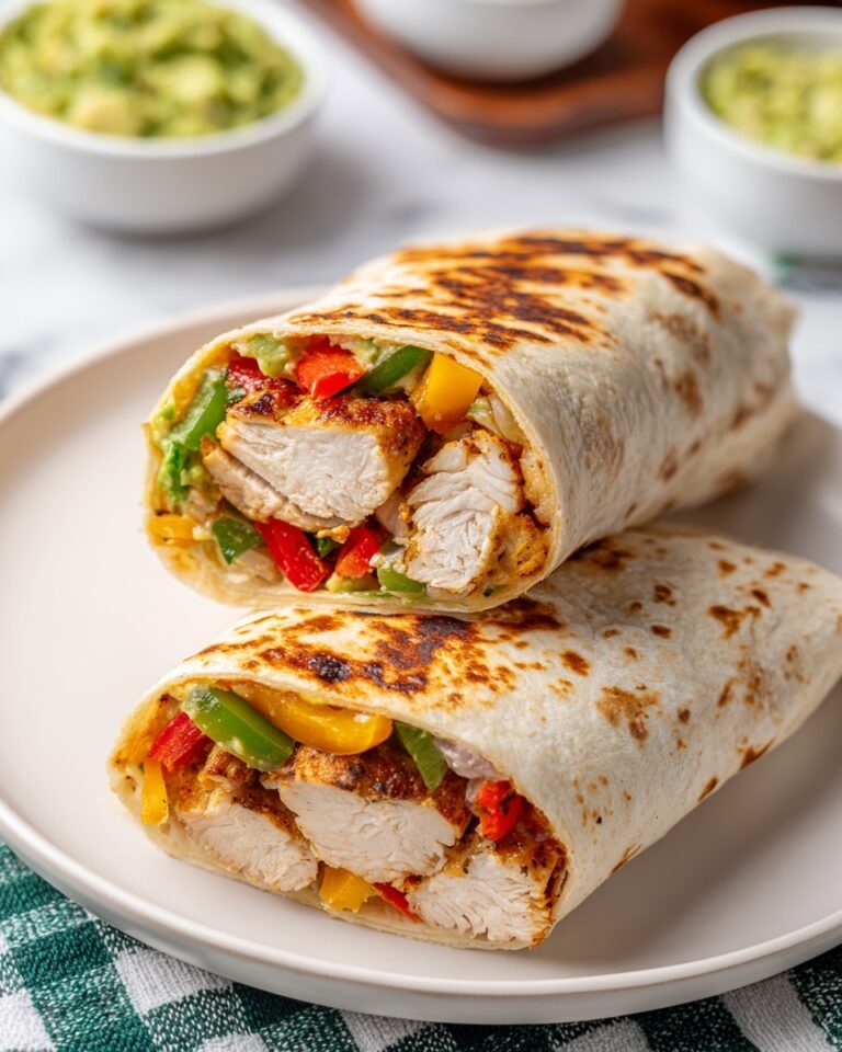 Easy Chicken Fajita Wraps Recipe