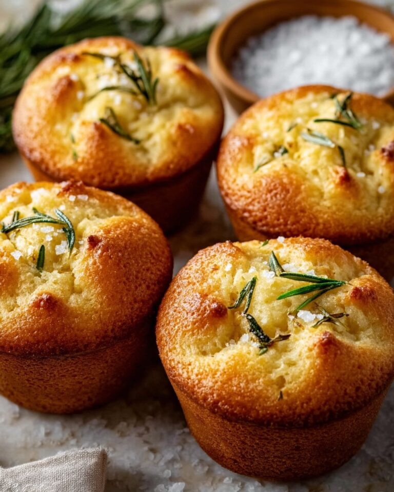 Easy Garlic Rosemary Focaccia Muffins Recipe