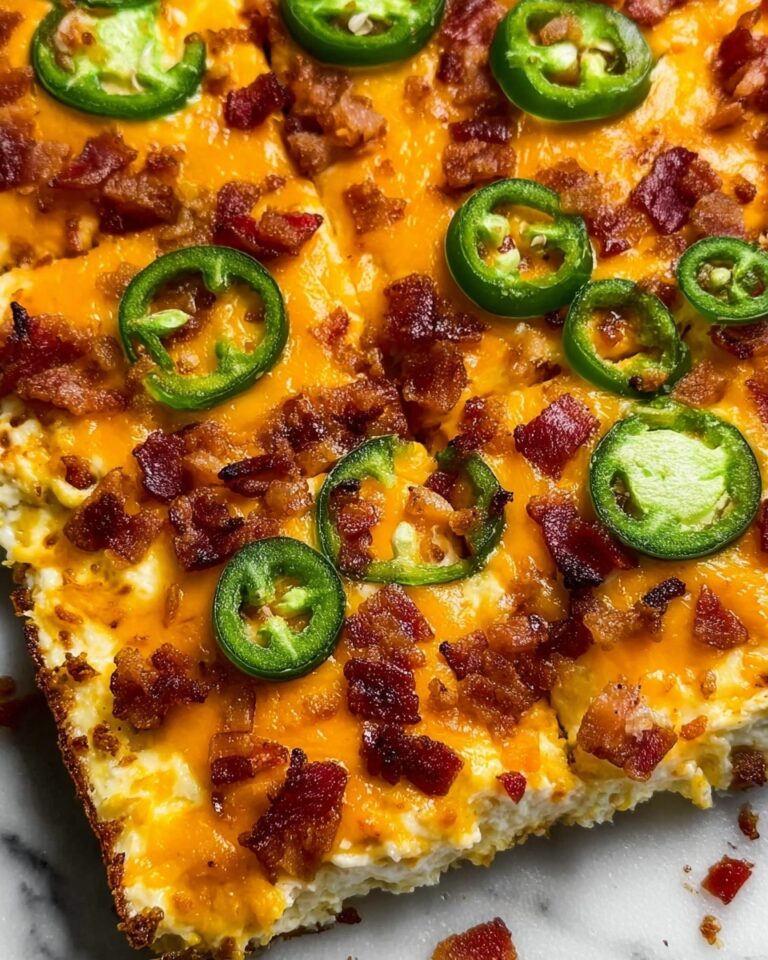 Cauliflower Jalapeno Popper Casserole Recipe