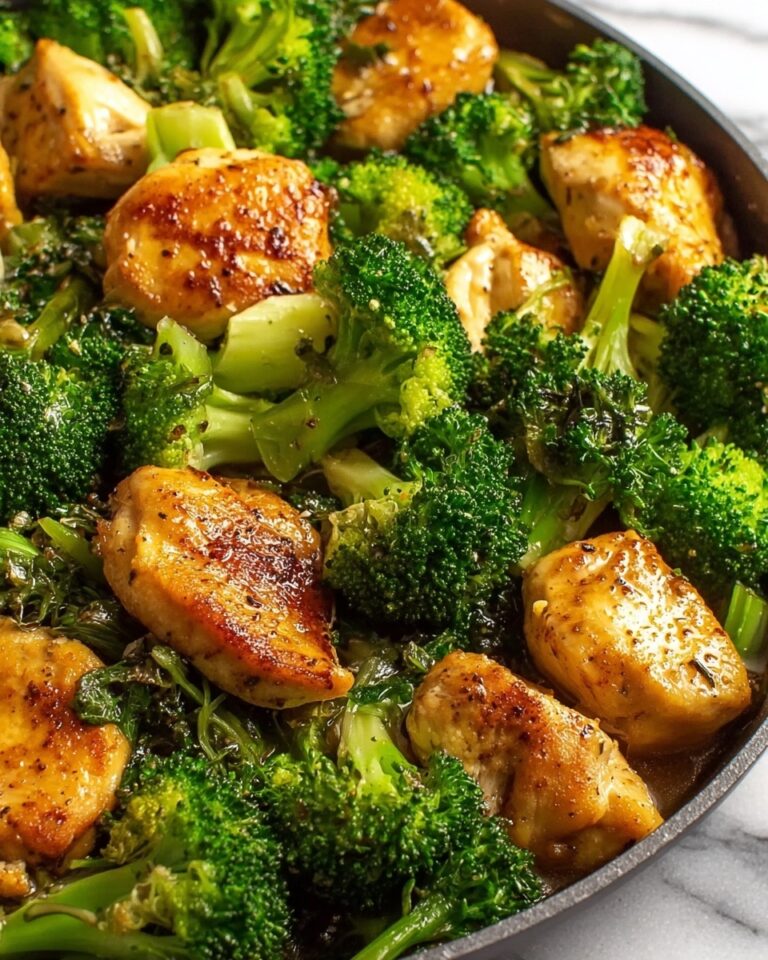 One-Skillet Chicken and Broccoli Dinner Recipe