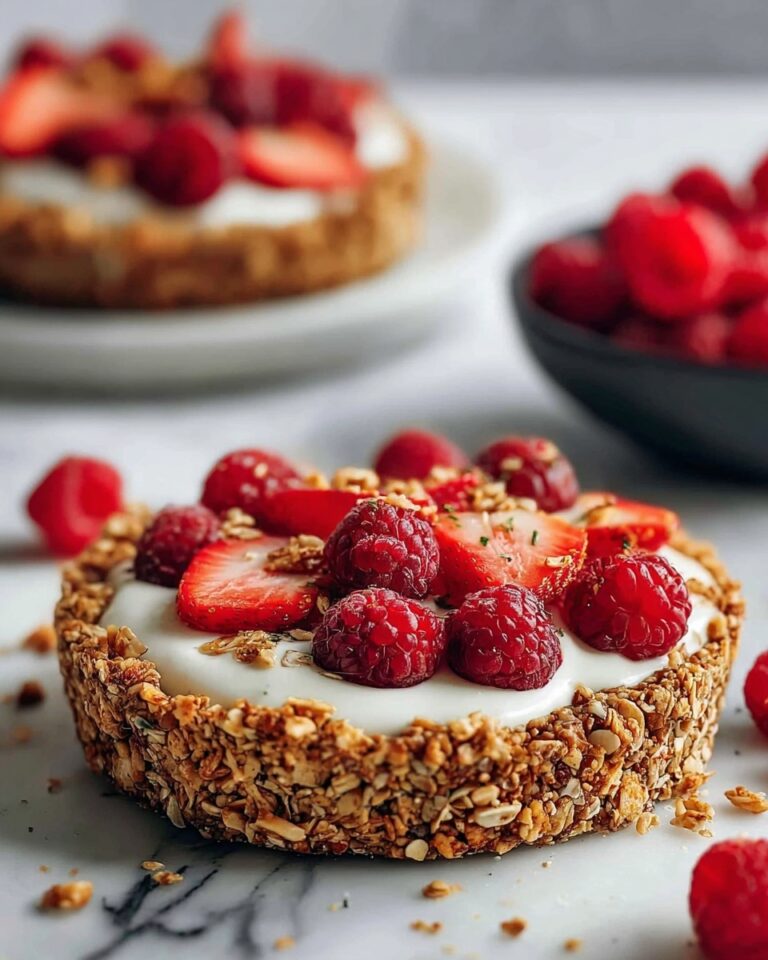 Breakfast Fruit Tart with Granola Crust Recipe